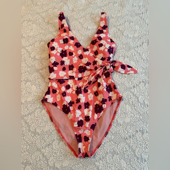 New Without Tags Tanya Taylor 1 Piece Bathing Suit and Matching Cover Up Small - Picture 3 of 7
